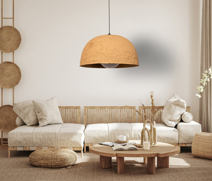 Modern Stoneware Ceramic Handmade Pendant Lamp Chandelier,