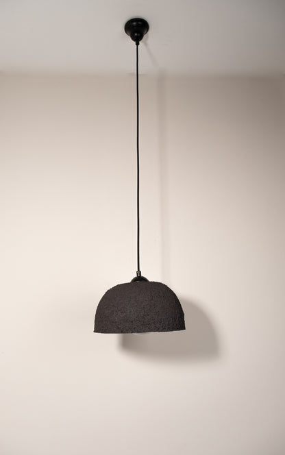 Black Ceramic Pendant Light , Pottery Ceramic Pendant Light