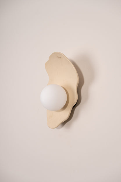 Ceramic Beige  wall Sconces Handmade Wall Sconces