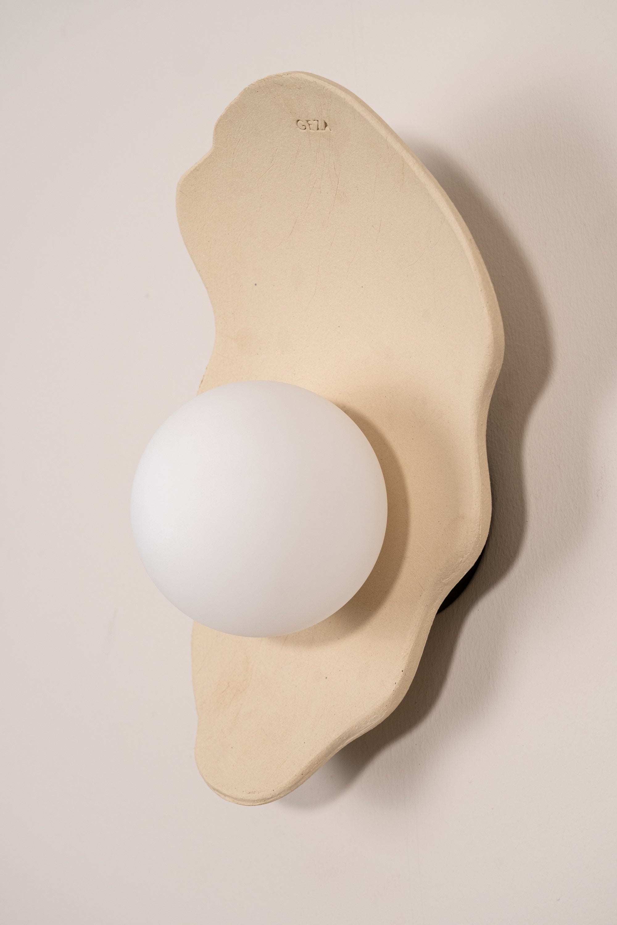 Ceramic Beige  wall Sconces Handmade Wall Sconces