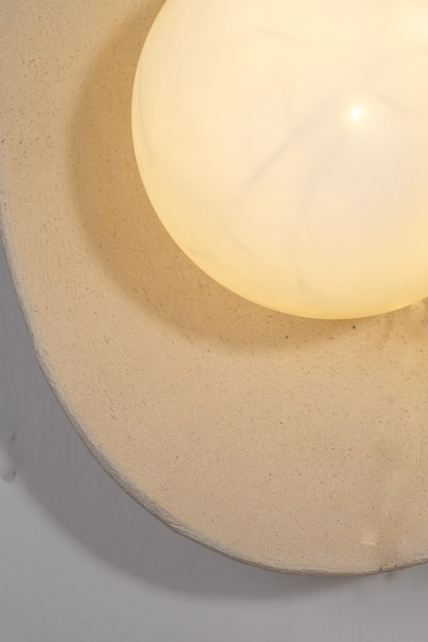 Oval Ceramic Wall Light