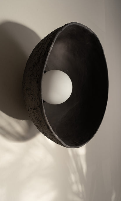 Black Dome Ceramic Sconces