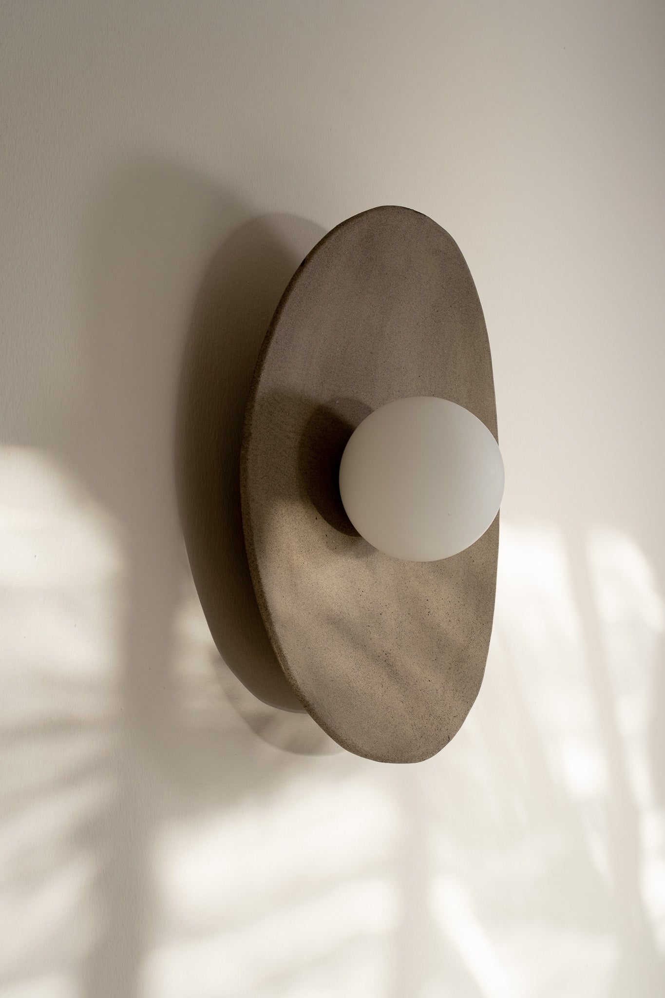 Oval Handmade Ceramic Wall Light