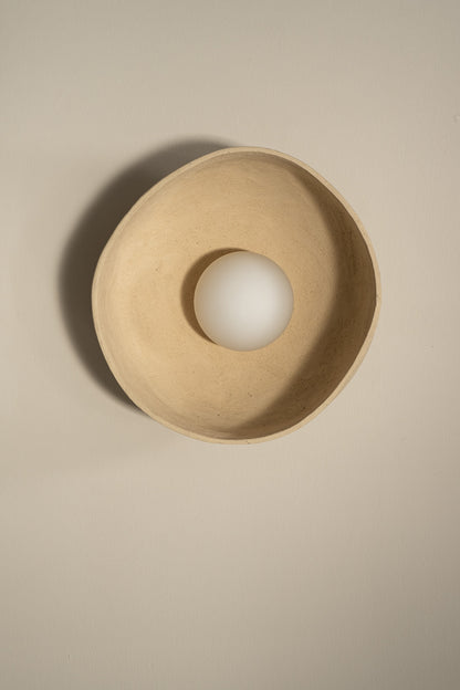 Ceramic Beige Wall Sconces