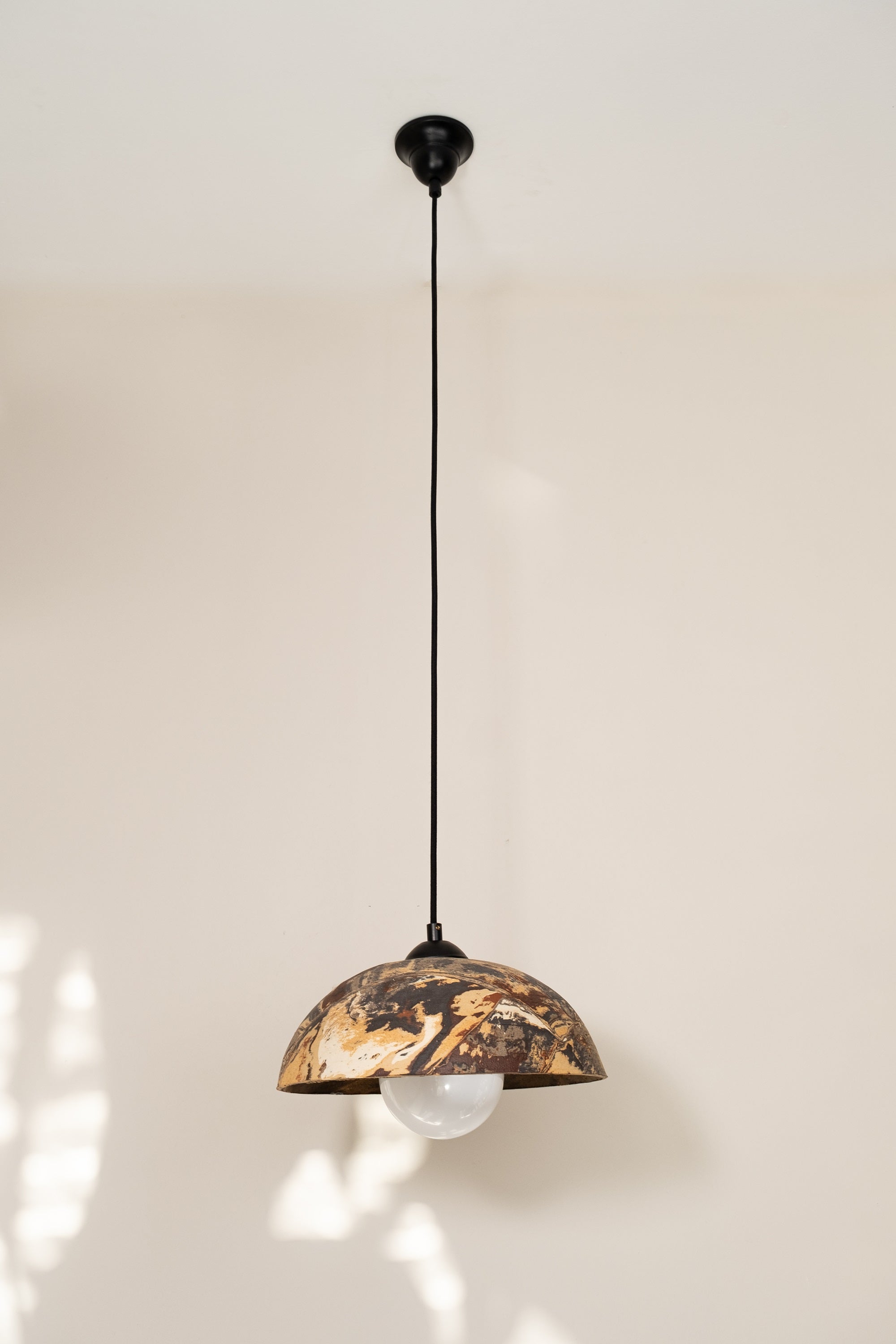 Special Texture Handmade Wabi Sabi Stoneware Ceramic Pendant Light