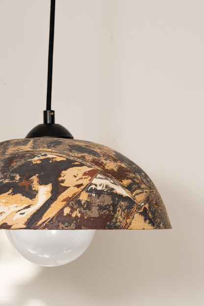 Special Texture Handmade Wabi Sabi Stoneware Ceramic Pendant Light